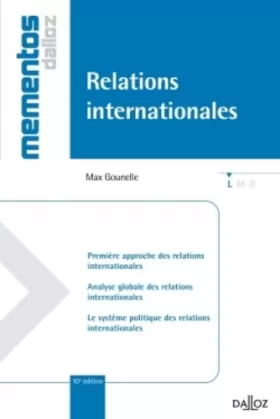 Couverture du produit · Relations internationales - 10e éd.: Mémentos