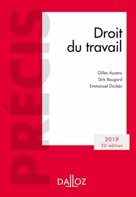 Couverture du produit · Droit du travail 2019 - 32e éd.: Édition 2019