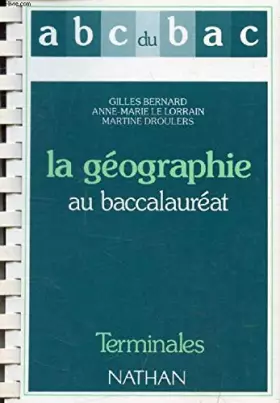 Couverture du produit · Geographie, terminales a-b-c-d