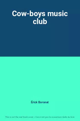 Couverture du produit · Cow-boys music club
