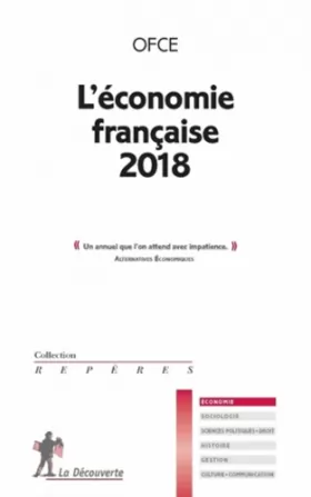 Couverture du produit · L'économie française 2018