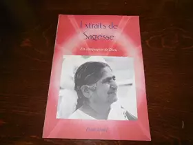 Couverture du produit · Extraits de sagesse