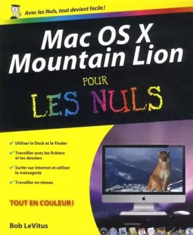 Couverture du produit · Mac OS X Mountain Lion pour les Nuls