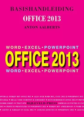 Couverture du produit · Basishandleiding Office 2013: Word en Excel en Powerpoint