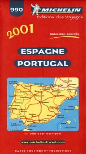 Couverture du produit · Carte routière : Espagne - Portugal, 990, 1/1000000