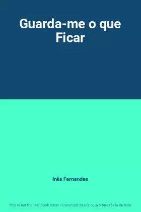 Couverture du produit · Guarda-me o que Ficar