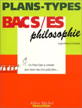Couverture du produit · Plan type, Philosophie S et ES