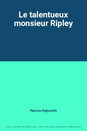 Couverture du produit · Le talentueux monsieur Ripley