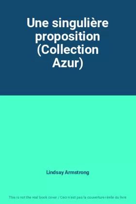Couverture du produit · Une singulière proposition (Collection Azur)