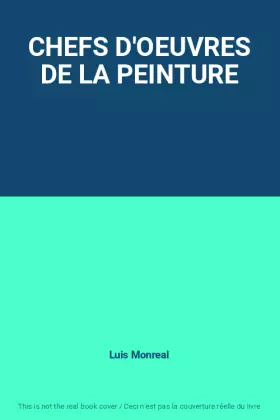 Couverture du produit · CHEFS D'OEUVRES DE LA PEINTURE