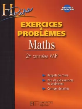 Couverture du produit · Maths 2e année MP : Exercices et problèmes