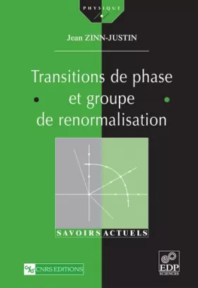 Couverture du produit · Transition de phase et groupe de renormalisation