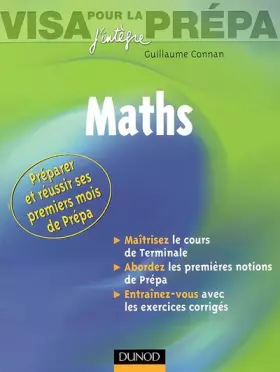 Couverture du produit · Maths : Visa pour la prépa