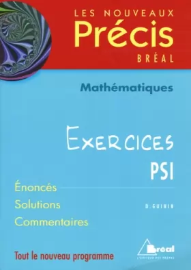 Couverture du produit · Mathématiques PSI : Exercices