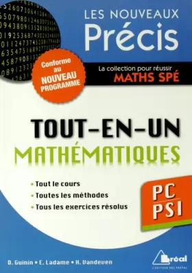 Couverture du produit · Maths PC-PSI - Conforme au programme 2014 - Précis tout-en-un - Cours - Méthode - Exercices