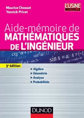 Couverture du produit · Aide-mémoire de mathématiques de l'ingénieur - 3ème édition