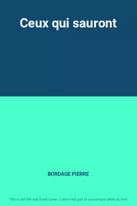Couverture du produit · Ceux qui sauront