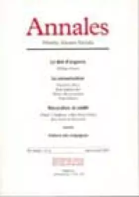 Couverture du produit · Annales Histoire, Sciences sociales, N° 2/2004 :