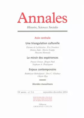 Couverture du produit · Annales Histoire, Sciences Sociales, N° 5-6/2004 :