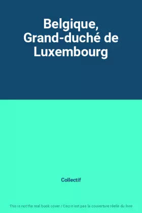 Couverture du produit · Belgique, Grand-duché de Luxembourg