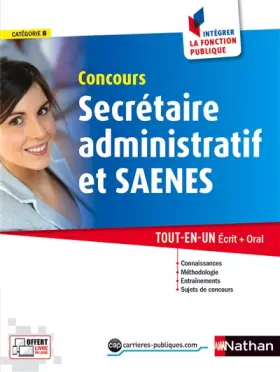 Couverture du produit · Concours Secrétaire administratif et SAENES