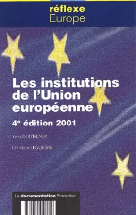 Couverture du produit · Les institutions de l'Union européenne