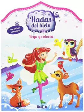 Couverture du produit · Hadas del hielo - Pega y colorea