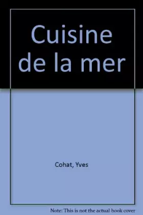 Couverture du produit · Cuisine de la mer