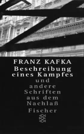 Couverture du produit · Beschreibung Eines Kampfes