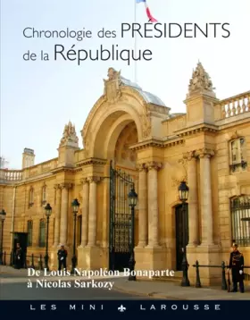 Couverture du produit · Chronologie des présidents de la République