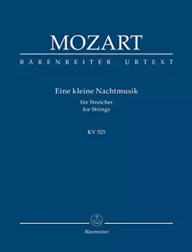 Couverture du produit · Eine kleine Nachtmusik für Streicher KV 525. Taschenpartitur