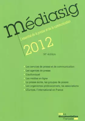 Couverture du produit · Médiasig 2012