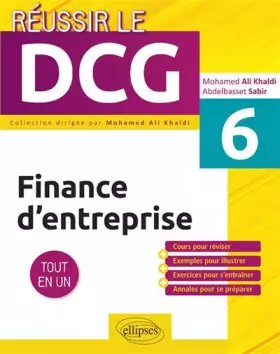 Couverture du produit · UE6 - Finance d'entreprise UE6