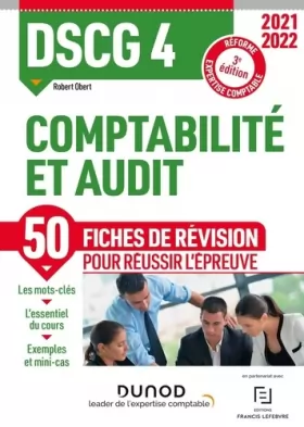 Couverture du produit · DSCG 4 Comptabilité et audit - Fiches de révision 2021/2022: Réforme Expertise comptable (2021-2022)