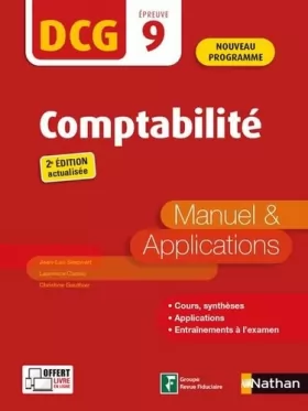 Couverture du produit · Comptabilité - DCG 9 - Manuel et applications - 2021 (09)