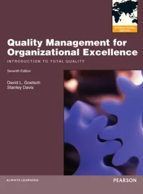 Couverture du produit · Quality Management for Organizational Excellence: Introduction to Total Quality: International Edition
