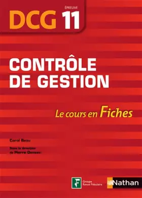 Couverture du produit · Contrôle de gestion - DCG 11 - Le cours en fiches par épreuve