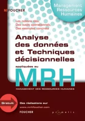 Couverture du produit · Analyse des données et Techniques décisionnelles appliquées au MRH (Management des ressources humaines)