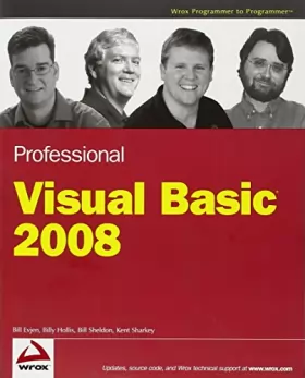 Couverture du produit · Professional Visual Basic 2008