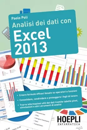Couverture du produit · Analisi dei dati con Excel 2013