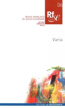 Couverture du produit · Varia (06)