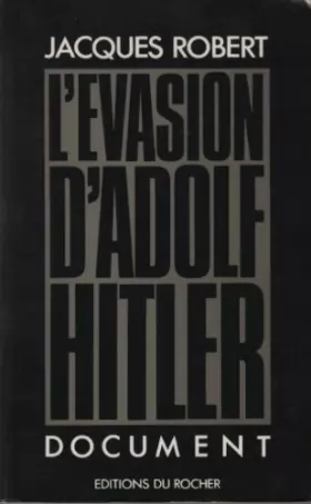 Couverture du produit · L'évasion d'Adolf Hitler