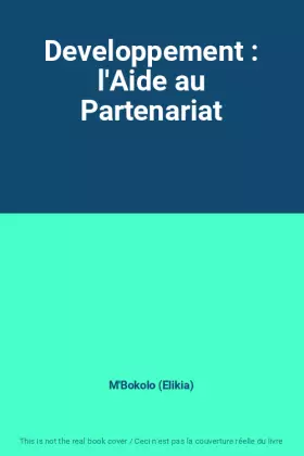Couverture du produit · Developpement : l'Aide au Partenariat