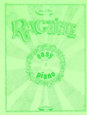 Couverture du produit · Partition: Ragtime vol. 2 easy piano