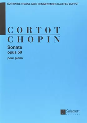 Couverture du produit · Sonate opus 58 piano