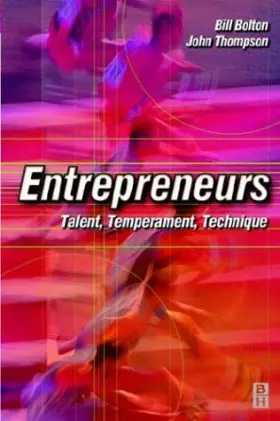 Couverture du produit · Entrepreneurs: Talent, Temperament, Technique