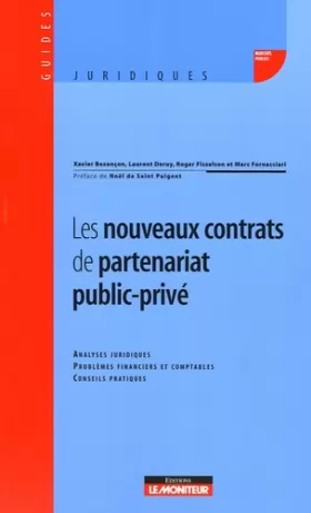 Couverture du produit · Les nouveaux contrats de partenariat public-privé