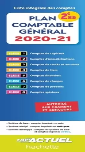 Couverture du produit · Plan comptable général