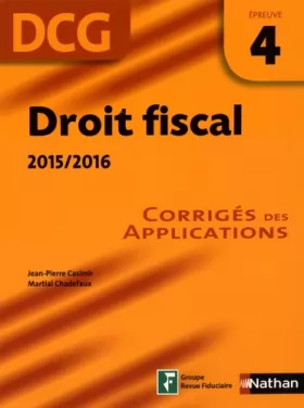 Couverture du produit · Droit fiscal 2015/2016