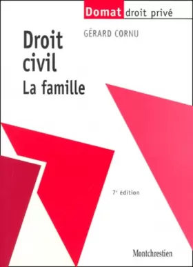 Couverture du produit · Droit Civil, tome 2 : La Famille